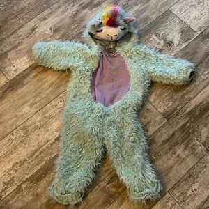 Llama Unicorn Toddler Halloween Costume 18-24M